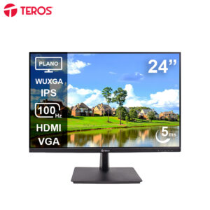 TEROS Monitor Plano TEROS TE-2420CS, 24" WUXGA IPS, 100Hz, 5ms, HDMI, VGA